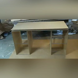 1-3 A table with two chairs on top of it.
